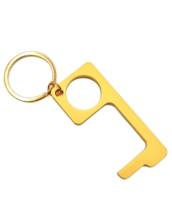 Touch-less Door Opener Keychain  PMK001 Gold